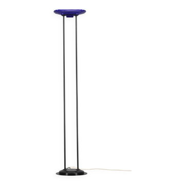 1970s Halogen Floor Lamp With Glass Shade , Europe