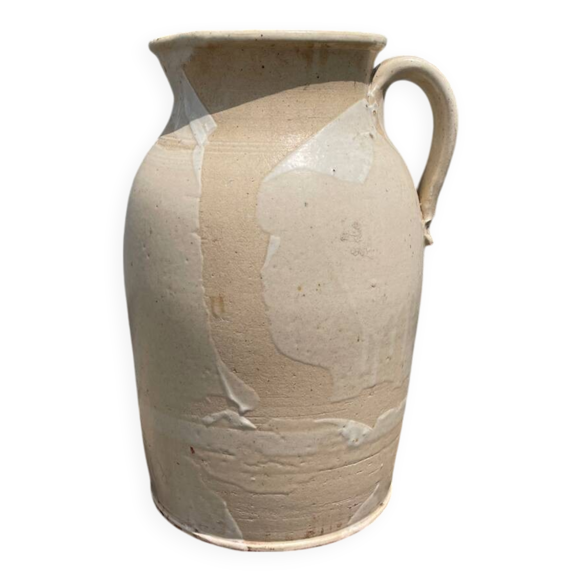Large glazed stoneware jug jar