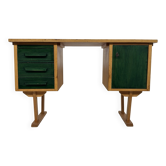 Bureau vintage des années 1960, design de bureau compact