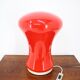 Big Design Red Glass Hotel Table Lamp, 1970s