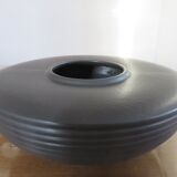 St Clement's matte black ceramic vase from the 1960s