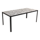 Grey ceramic coffee table from the 1960s.