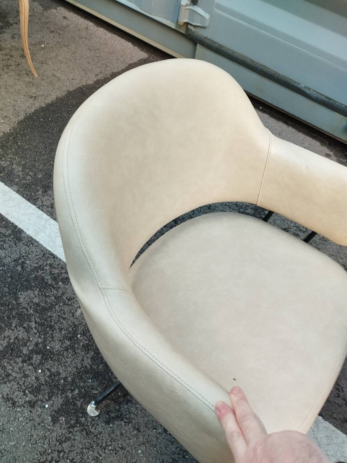 Pair of vintage antique armchairs