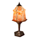 Antique 1930s regul lamp with painted opaline lampshade, art deco, 36x18