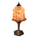 Antique 1930s regul lamp with painted opaline lampshade, art deco, 36x18
