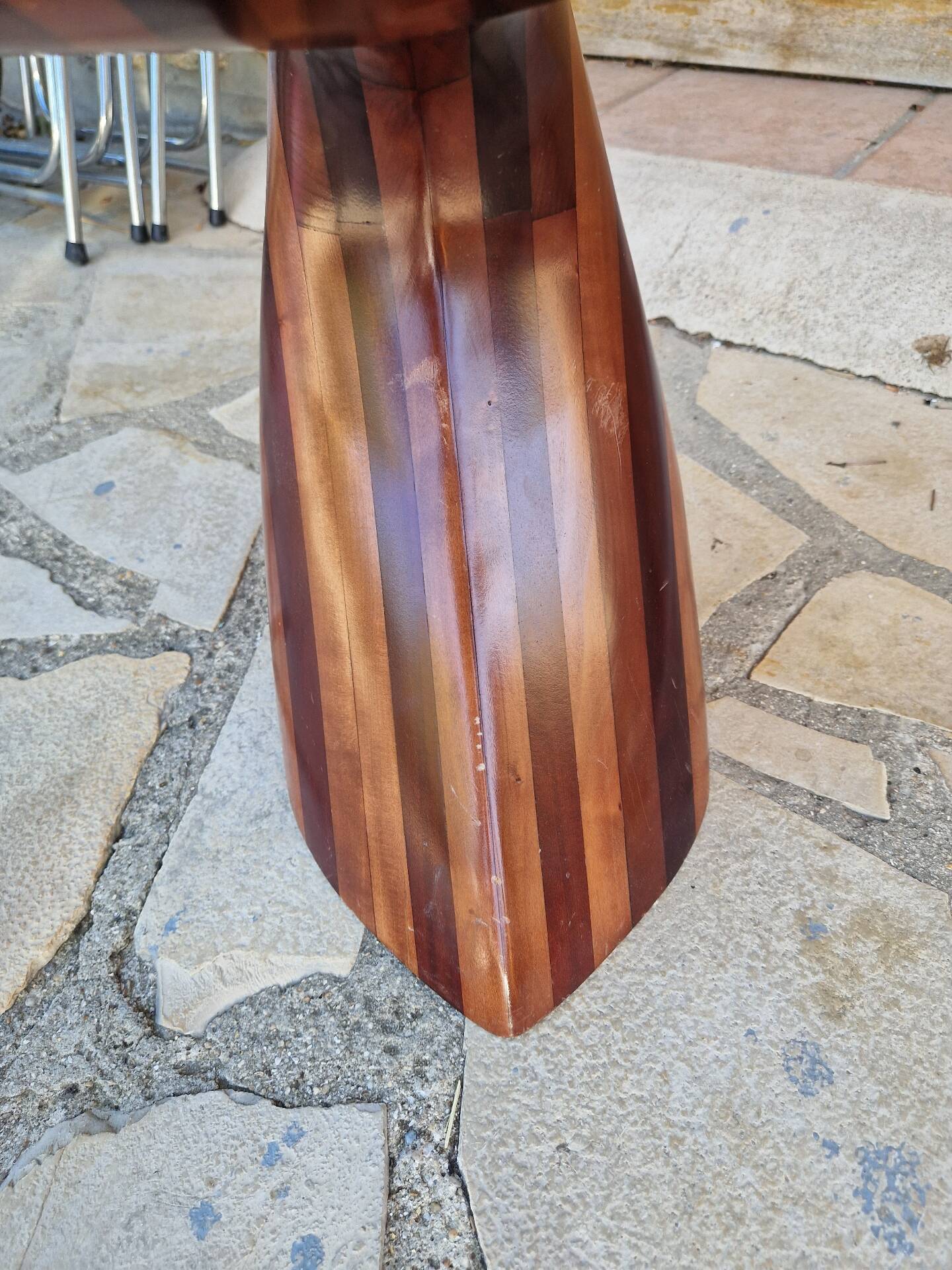 Tabouret queue de baleine style Polyte Solet