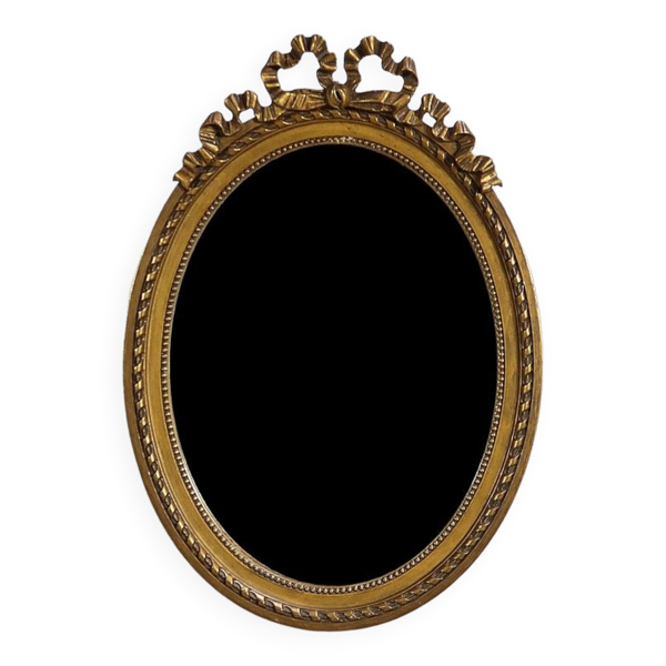 Miroir ovale, style Louis XVI - Début XXe