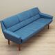 Canapé bleu, design danois, années 1990, production : Danemark