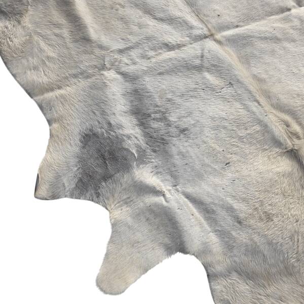 Large Vintage Blonde Cowhide Rug, 1950s