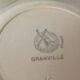 Four old earthenware plates