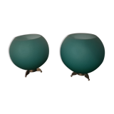 Vintage pair of Murano de Majo lamps