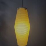 Rotaflex space age hanglamp, ovale vorm in geperst kunststof, jaren 1960