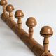 Old hook 5 mushrooms, coat rack