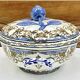 Vegetable dish small soup tureen Gien children at the Dionysus press 1941/1950