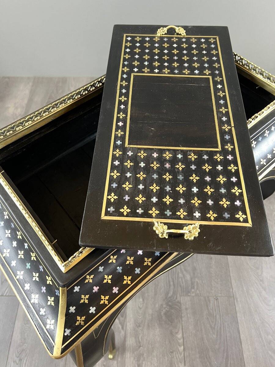 Napoleon III planter in Boulle marquetry, 19th century