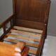 19th century oak daybed