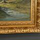 Oil on canvas "Mountain Landscape", signed C. Lion – Late 19th century