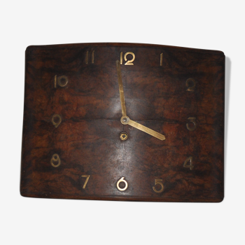 Art Deco wooden clock