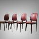 Set of 4 design chairs Pegasus vintage Baumann edition 1960s