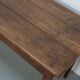 Large rustic farmhouse dining table from the French 19th century, in old elm