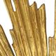 Deknudt Sunburst Sun Mirror Gilded Wood Sixties 69cm