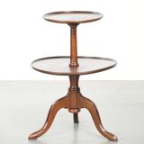 Antique English oak étagère/side table from the 19th century