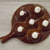 Set de 3 pots à escargots à 6 avec poignée 4616