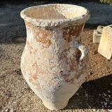 Ancient terracotta pottery jar from the 19th century