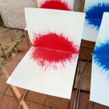 Series of 6 chairs from the 80s
