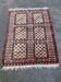 Burgundy Afghan wool Persian rug 95x125cm