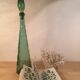 Bottle Empoli Italian glass green 58 cm