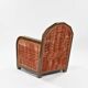 Art Deco work - armchair & ottoman