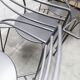 Set of 6 "Silver Moon" armchairs by Pascal Mourgue 1985