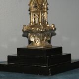 Rare pair of 19th century bronze candlesticks