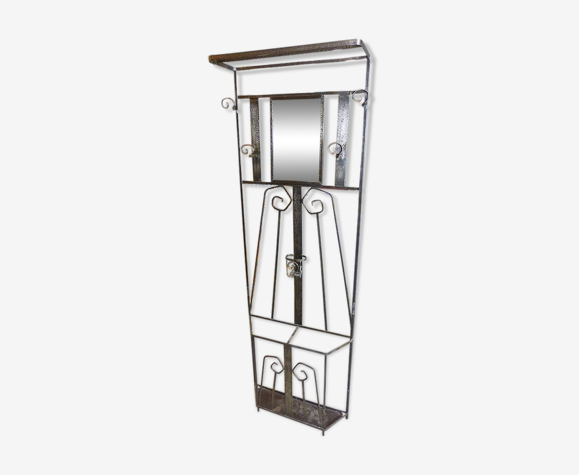 Porte manteaux 1930 en fer forge art deco