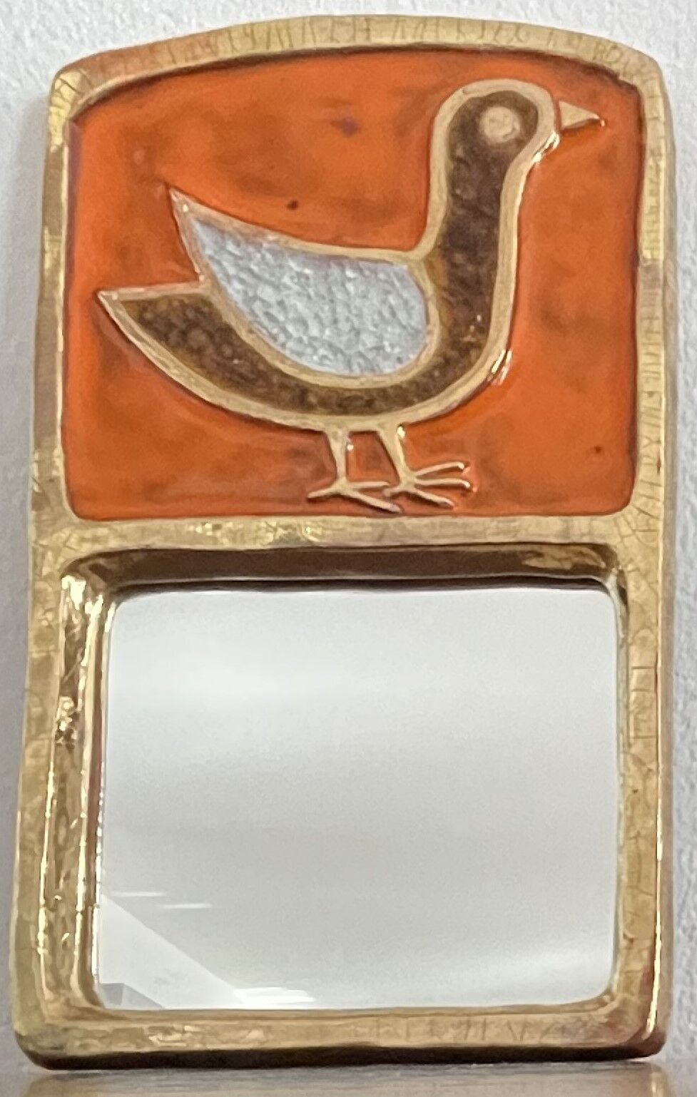 Mirror Mithé Espelt "bird" 30 cm