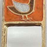Mirror Mithé Espelt "bird" 30 cm