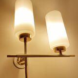 Pair of vintage architectural wall lights, 1960s