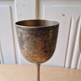 Set of 4 Calisse Brass Glasses