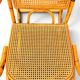 Vintage rocking chair in bamboo and cane