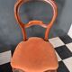 Paire de chaises basses chauffeuses style Louis Philippe