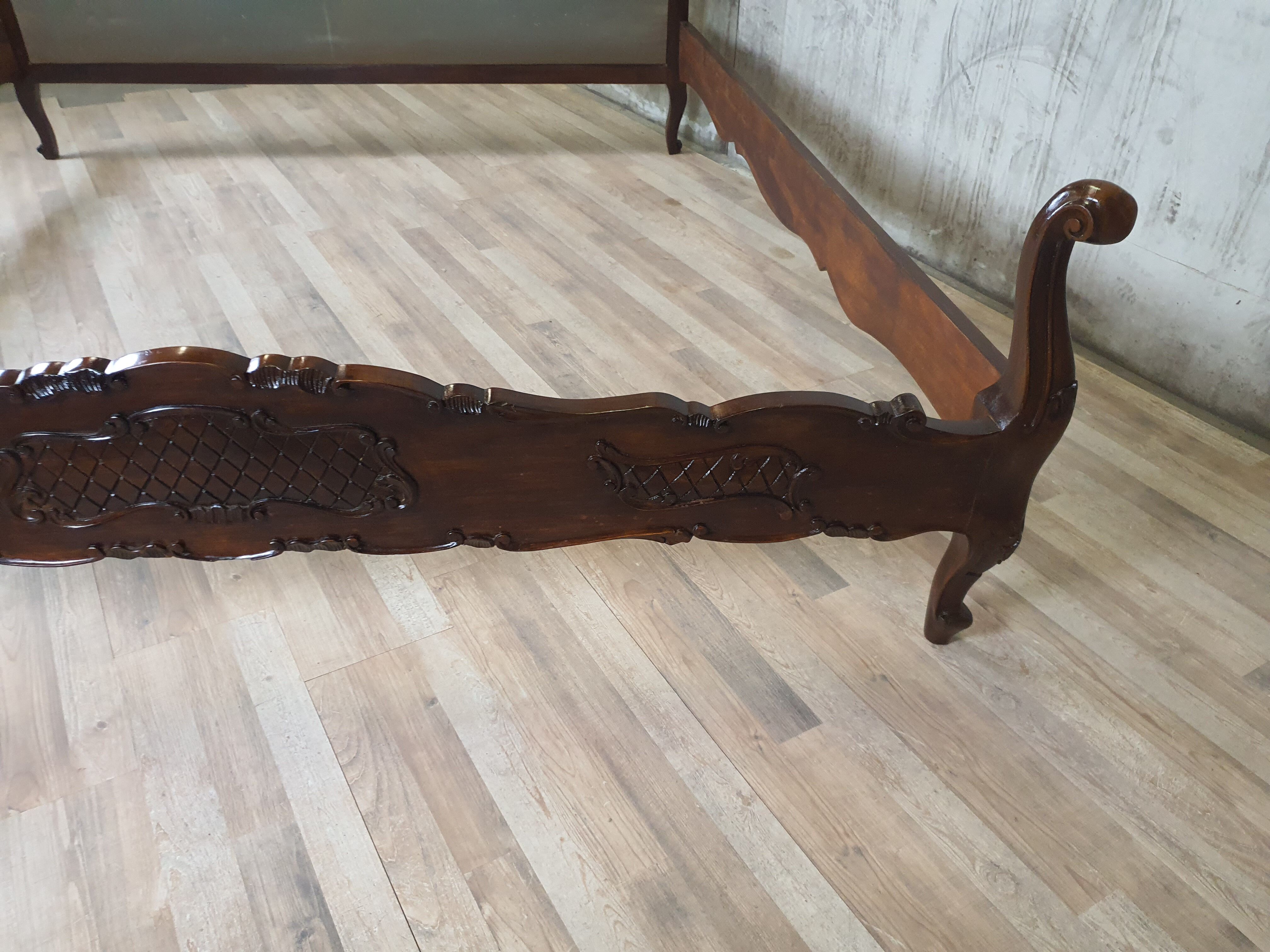 Baroque double bed - 20th century