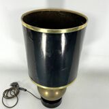 Vintage Brass sphere table lamp. Italy 1970s