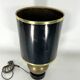 Vintage Brass sphere table lamp. Italy 1970s
