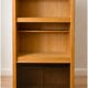 Living room shelf, bookcase with display cabinet by Guillerme and Chambron 1960