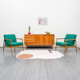 50s sideboard, walnut, restored, 150cm