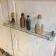 Tablette en verre pour salle de bains