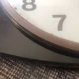 Vintage clock clock in black formica vintage design 50 - featured