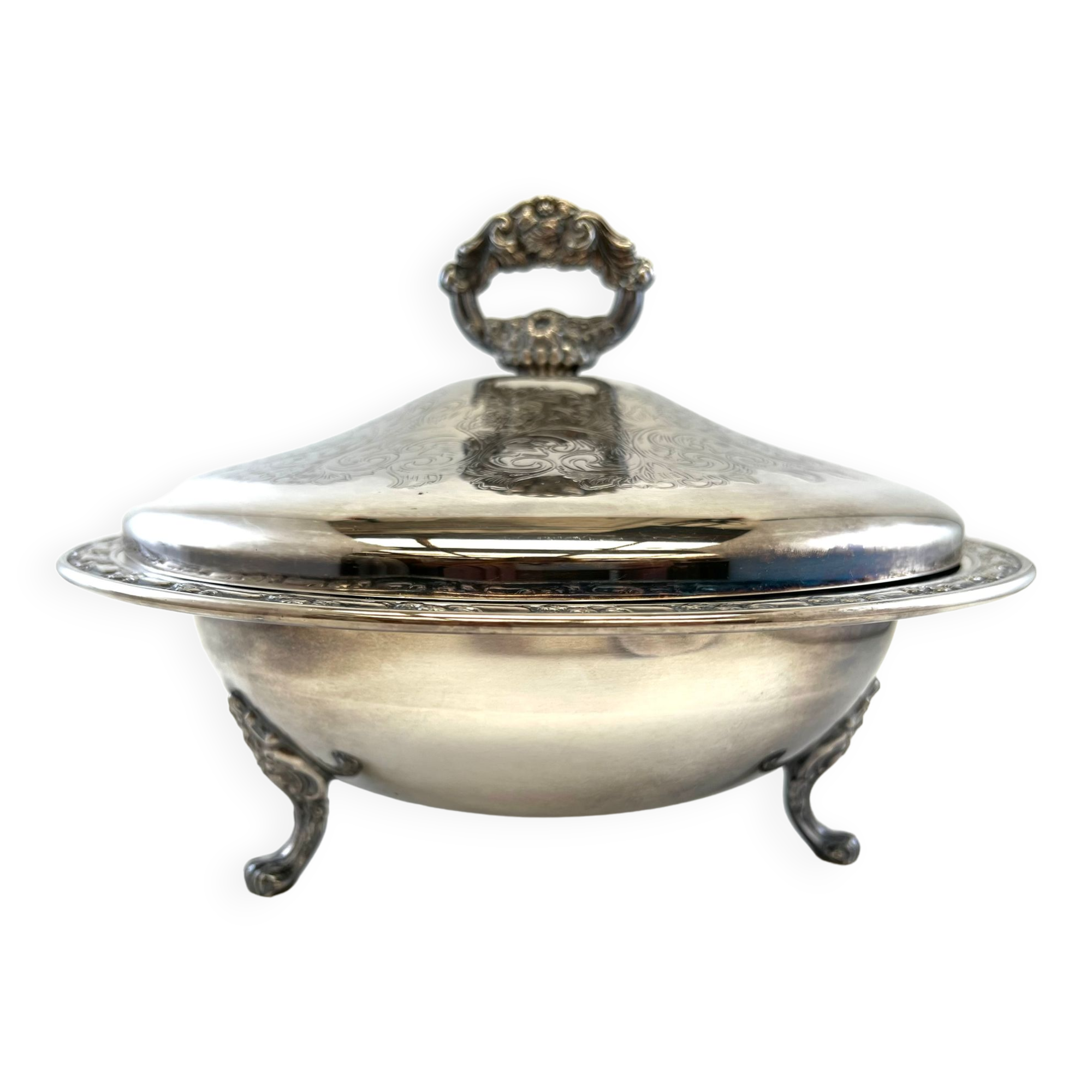 Tureen in metal Oneida USA