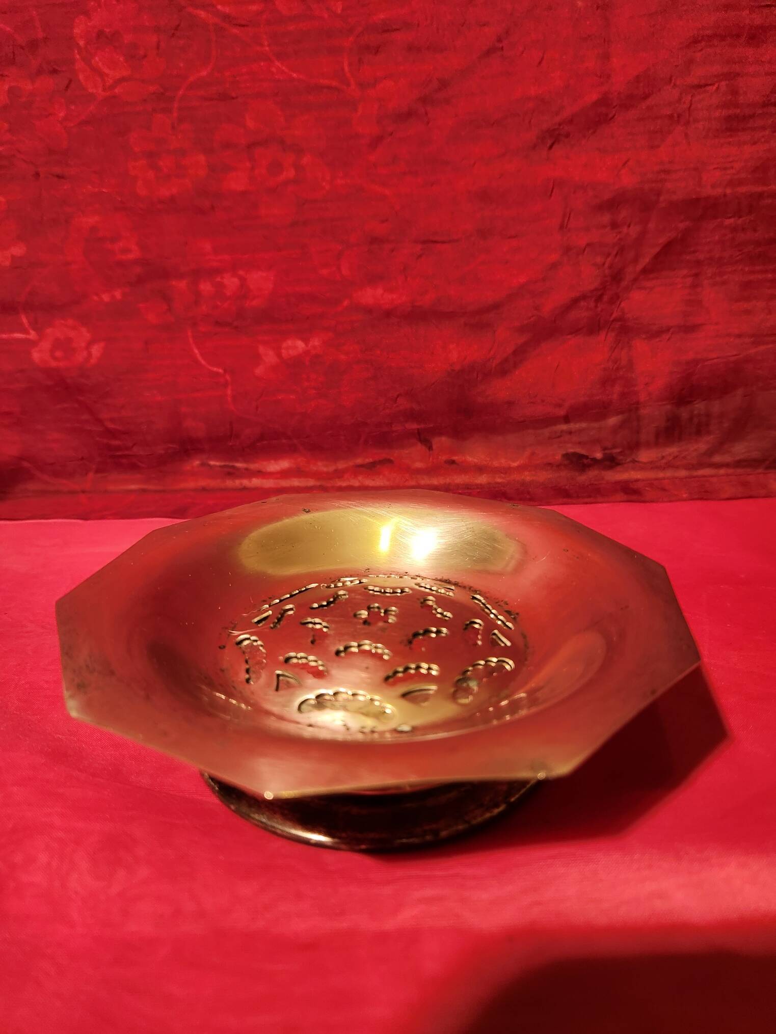 Coquillor butter dish, registered Made in France, hallmarked